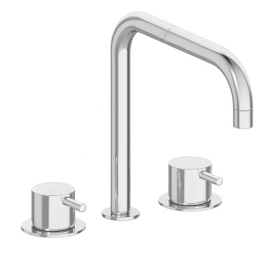 Grifo mezclador de 3 orificios Vola KV4 - cocina