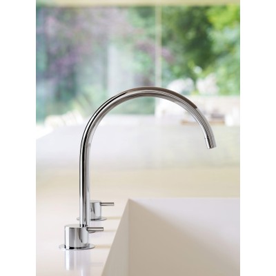 Vola KV15 3-hole kitchen tap