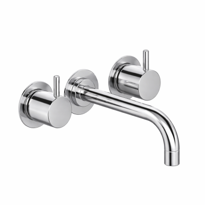 Grifo para lavabo de pared de 3 orificios Vola 1511