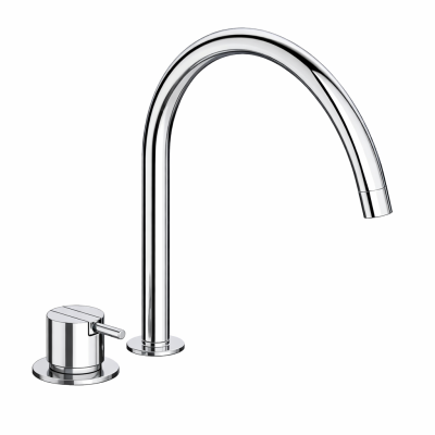 Grifo monomando de cocina Vola 590H - 2 orificios