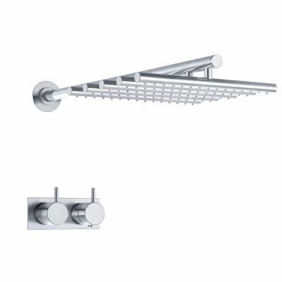 Vola 5252 Einbau-Thermostat-Duscharmatur-Set + Duschkopf