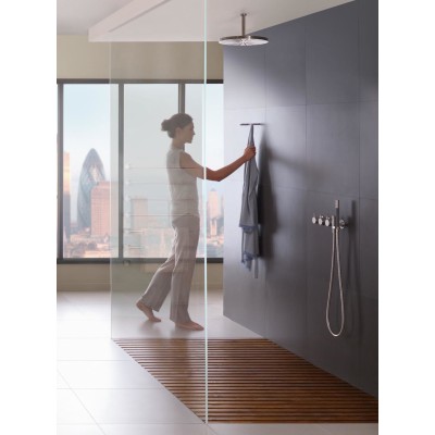 Vola 5471R-061A Einbau-Thermostatmischer + Duschkopf und Handbrause
