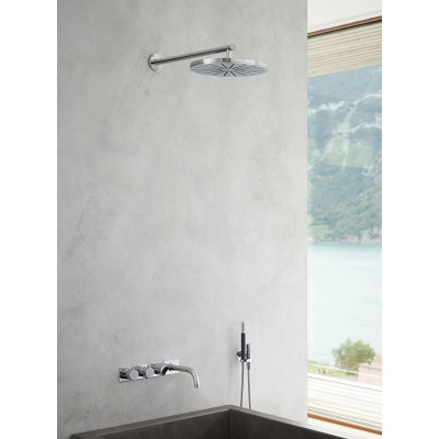 Vola Combi-22 built-in thermostatic mixer shower group + shower head and hand shower