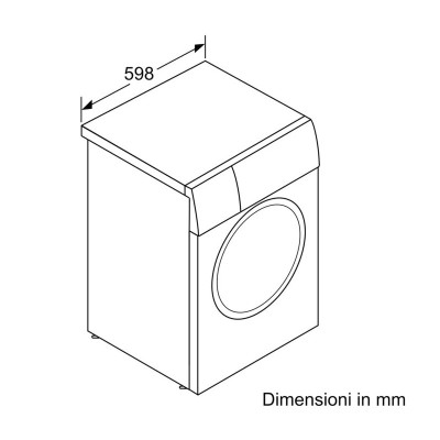 Gaggenau wm260166 10 kg 60 cm freestanding washing machine