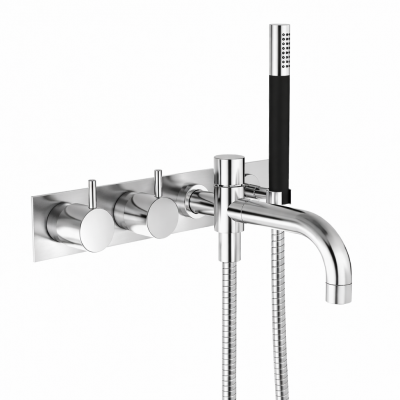 Vola 644DT8 built-in bathtub faucet with shower head
