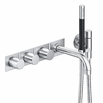 Robinet de baignoire Vola 814C-071 avec inverseur et douchette