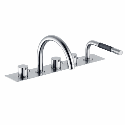 Vola BK13 bath tub faucet with hand shower