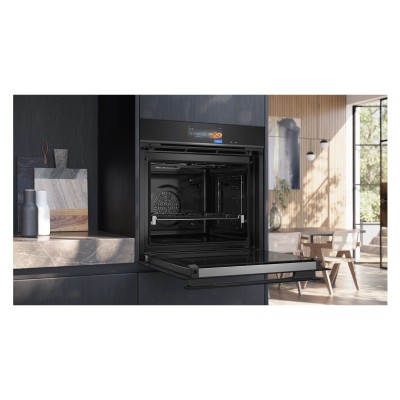 Four pyrolytique encastrable Siemens hb978gub1 iQ700 60 cm, noir mat SL