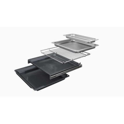 Piekarnik parowy do zabudowy Siemens CS938GCM1 iQ700, 45 cm, matowy czarny, SL