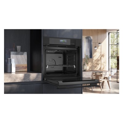 Horno de vapor empotrable Siemens hs936gcm1 iQ700 de 60 cm, negro mate SL