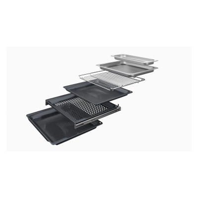 Horno de vapor empotrable Siemens hs936gcm1 iQ700 de 60 cm, negro mate SL