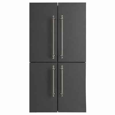 Ilve R91NCD-MG 4-türiger freistehender Kühl-/Gefrierschrank, 91 cm, Graphit matt