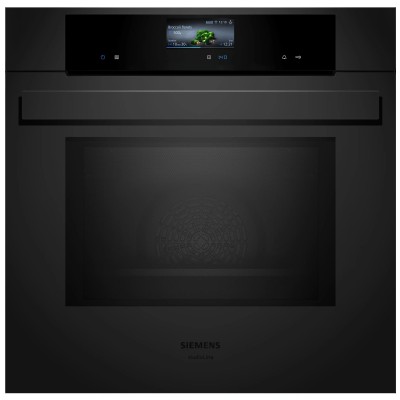 Siemens hm976gmm1 iQ700 built-in 60cm matt black SL combination microwave oven