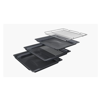 Four à micro-ondes combiné encastrable Siemens hm976gmm1 iQ700 60 cm noir mat SL