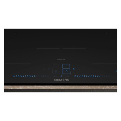 Placa de inducción Siemens ex87bnyv6e iQ700 de 80 cm, color negro mate SL