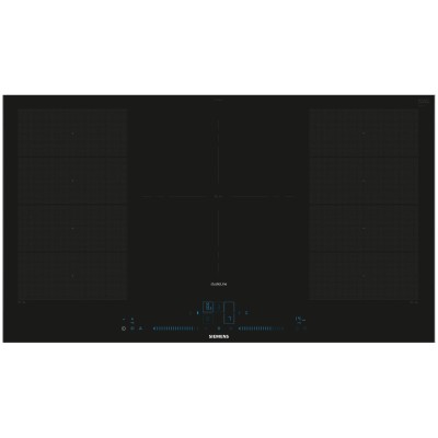 Placa de inducción Siemens ex977nvv6e iQ700 SL de 90 cm en negro mate