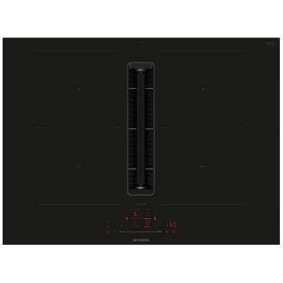Siemens ED707HGA6 iQ500 Induktionskochfeld mit integrierter Dunstabzugshaube 70 cm schwarz SL