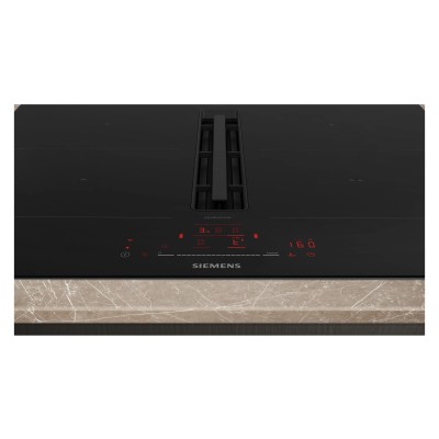 Siemens ED777HGA6 Induktionskochfeld mit integrierter Dunstabzugshaube, 70 cm, schwarz, SL