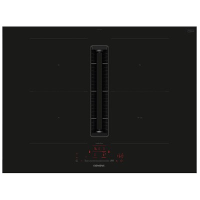 Placa de inducción Siemens ed777hga7 con campana integrada 70 cm negra SL