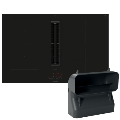 Siemens ED807BGA6 Induktionskochfeld mit integrierter Dunstabzugshaube, 80 cm, schwarz, SL