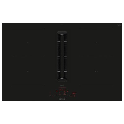 Siemens ED807HGA6 Induktionskochfeld mit integrierter Dunstabzugshaube, 80 cm, schwarz, SL