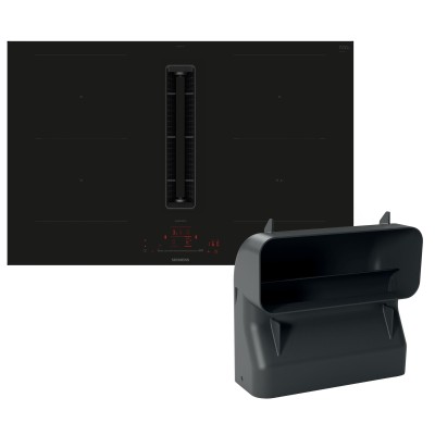 Siemens ED807HGA6 Induktionskochfeld mit integrierter Dunstabzugshaube, 80 cm, schwarz, SL
