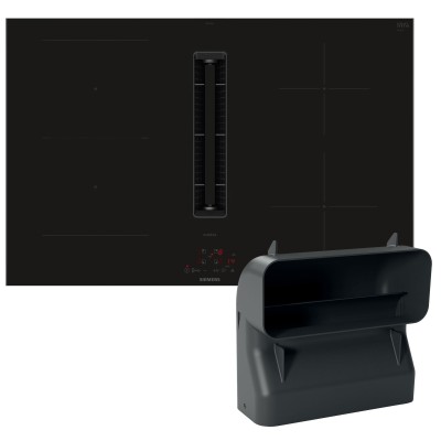 Płyta grzewcza Siemens ed877bga6 ze zintegrowanym okapem 80 cm czarna SL