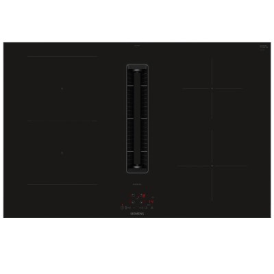 Płyta grzewcza Siemens ed877bga6 ze zintegrowanym okapem 80 cm czarna SL