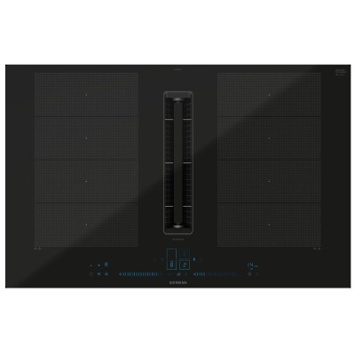 Placa de cocina Siemens ex800nga6 con campana integrada 80 cm negra SL