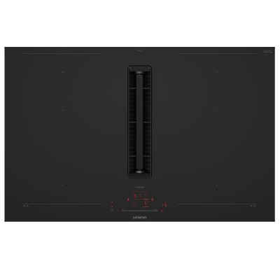 Plaque à induction Siemens EX80BHGA7 avec hotte intégrée 80 cm noir SL