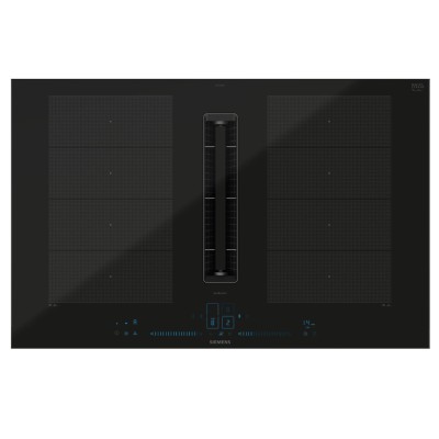 Placa de inducción Siemens ex870nga7 con campana integrada 80 cm negra SL
