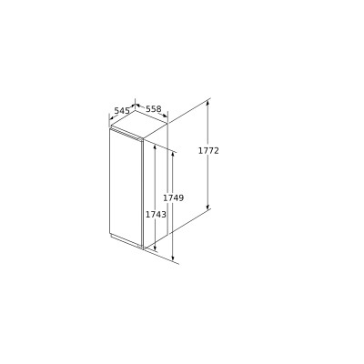 Congelador Neff GI7815NE0 N90 integrable sin escarcha, 177 cm de altura