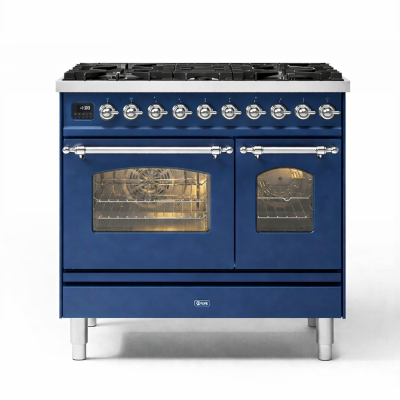 Ilve pd096ne3-mb cucina da appoggio gas 90 cm blu