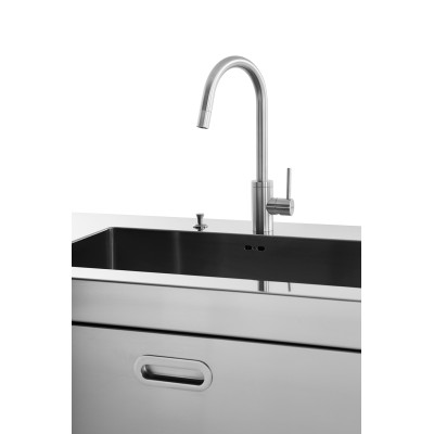 Robinet mitigeur Alpes inox alp44-2 avec douchette extractible