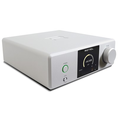 Convertisseur numérique-analogique et amplificateur pour casque Rotel DX-3 argent