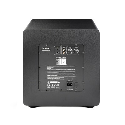 Aktywny subwoofer Paradigm Essentials Sub 12 z zawieszeniem pneumatycznym w kolorze czarnym