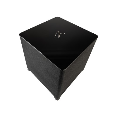 Caisson de basses actif MartinLogan Dynamo Foundation 10 avec suspension pneumatique noire