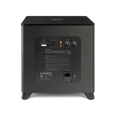 Caisson de basses actif MartinLogan Dynamo Foundation 10 avec suspension pneumatique noire