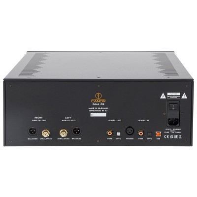 Canor Gaia C2 lettore CD/DAC con convertitore D/A a valvole nero