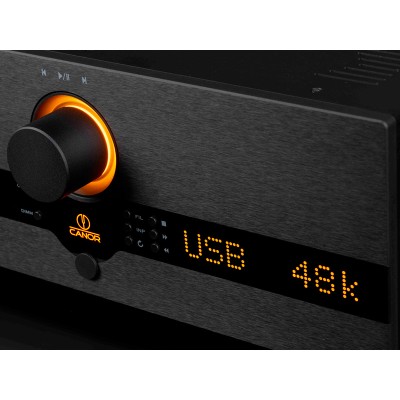 Canor Gaia C2 lettore CD/DAC con convertitore D/A a valvole nero