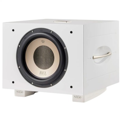 REL Acoustics S/850 Aktiv-Subwoofer Weiß