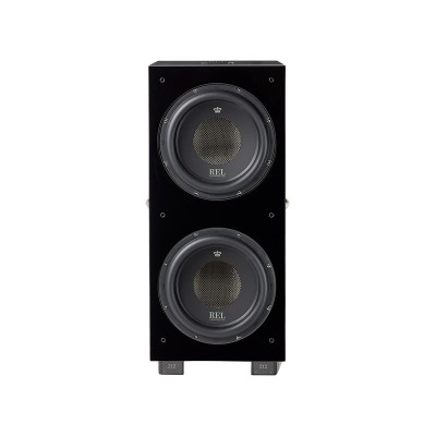 REL Acoustics 212 Black Label Black Amplified Subwoofer