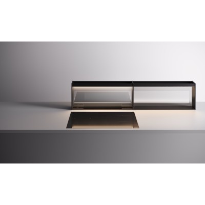 Falmec Brooklyn 90 90 cm schwarze Dunstabzugshaube