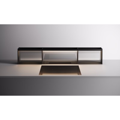 Falmec Brooklyn 90 90 cm schwarze Dunstabzugshaube