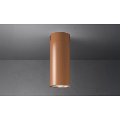 Falmec Polar Evo design cylindrical island hood copper 35 cm