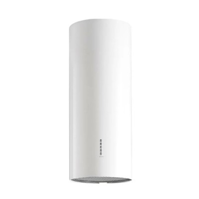 Hotte îlot cylindrique Falmec Polar Evo, blanche, 35 cm