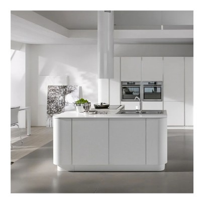 Hotte îlot cylindrique Falmec Polar Evo, blanche, 35 cm