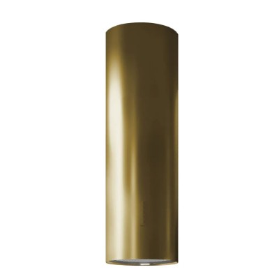 Falmec Polar Evo Design zylindrische Inselhaube Gold 35 cm