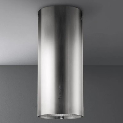 Okap wyspowy Falmec Polar Evo design cylindryczny ze stali nierdzewnej 35 cm