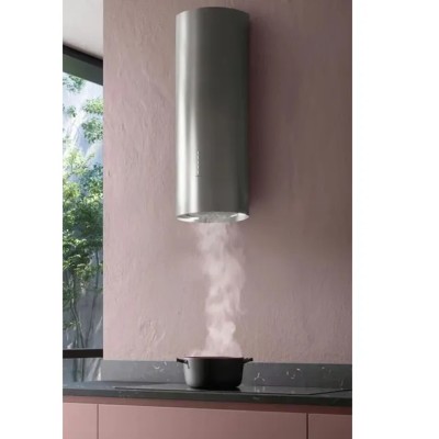 Okap ścienny cylindryczny Falmec Polar evo design 35 cm ze stali nierdzewnej